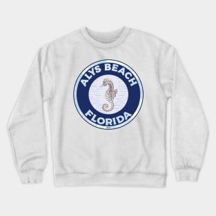 Alys Beach Florida Crab 30A 30 A Emerald Coast Walton County Crewneck Sweatshirt